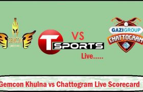 Gemcon Khulna vs Gazi Group Chattogram Live Score