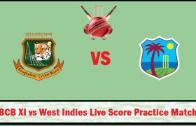 BCB XI vs West Indies Live Score Practice Match